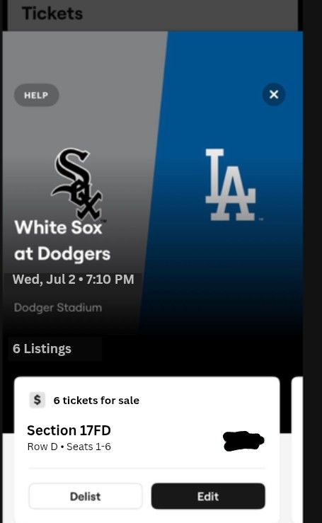 Dodgers Vs White Sox