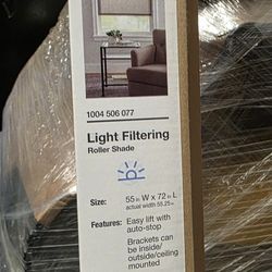LIGHT FILTERING WINDOW SHADES