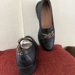 Sam Edelman Black Leather Slip On Women’s