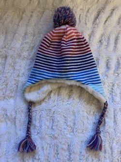 Lands’ End Pom Pom Winter Hat