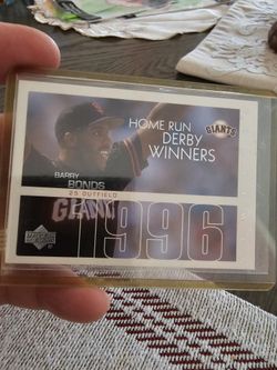 Barry Bonds 03 Upper Deck Fortyman '96 Home Run Derby Winner Baseball Card 