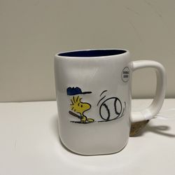 Rae Dunn Peanuts MVP Mug Double Sided 