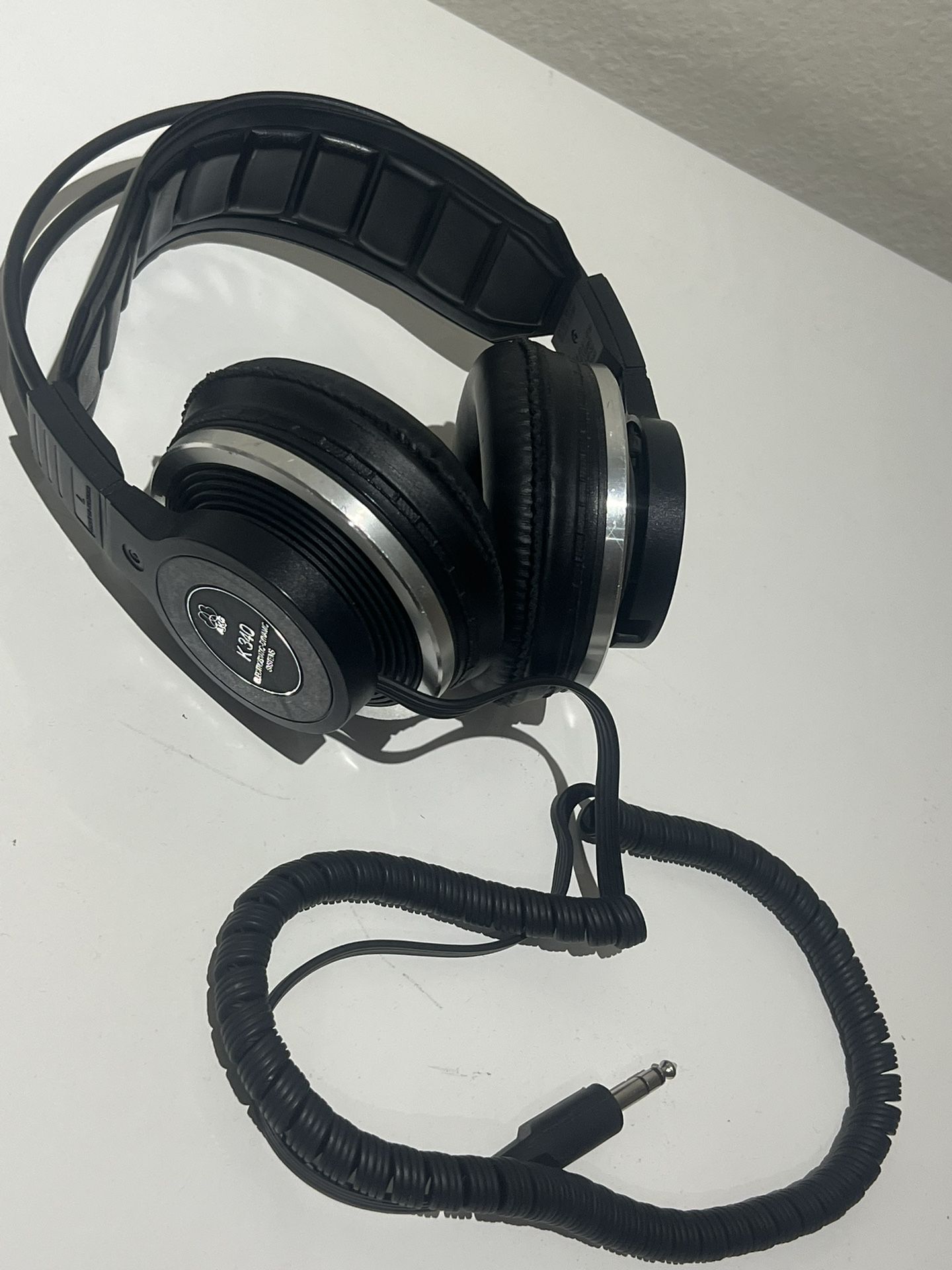 VINTAGE AKG Acoustics K340 Dynamic HiFi Stereo Headphones 2×400 Ohms Electrostat