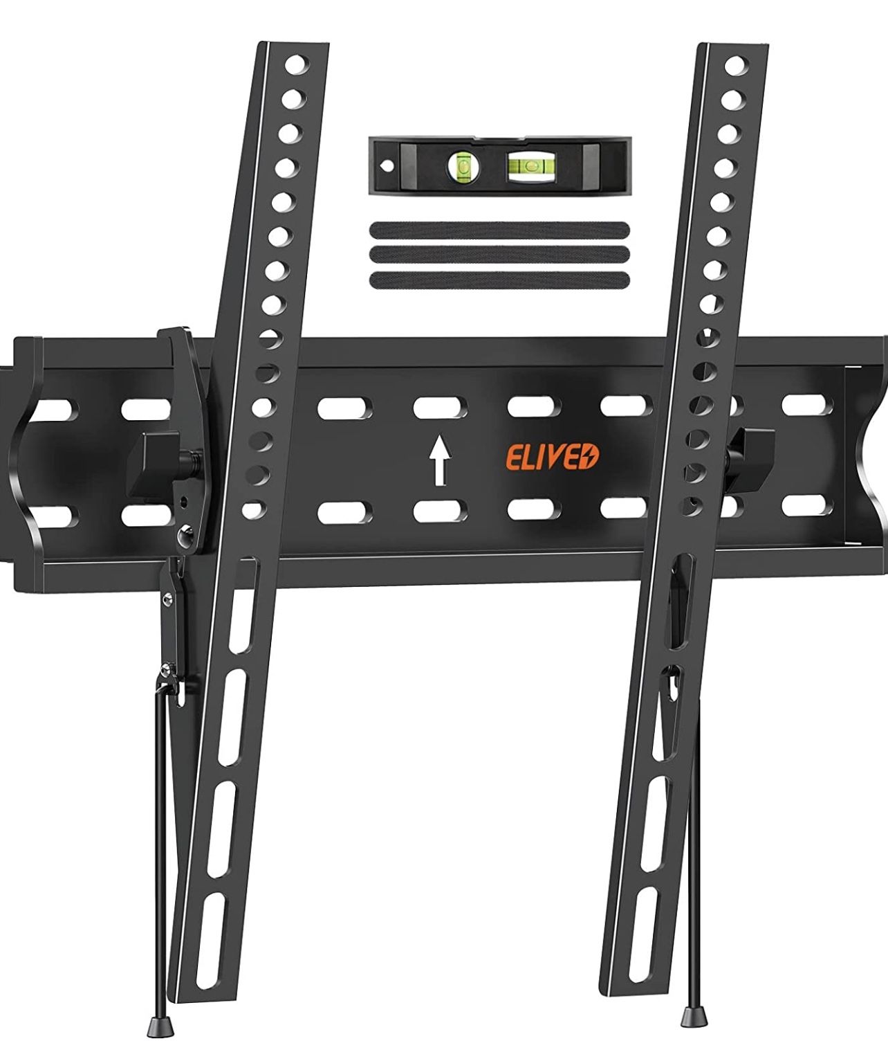 Tilting TV Wall Mount Bracket, Universal TV Mount Low Profile for 26-55 Inch Flat Screen TVs, Ultra Slim
