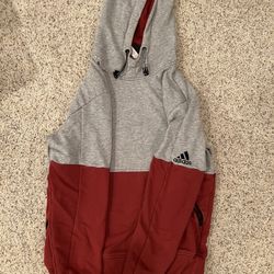 ADIDAS Hoodie w/ Zipper Pockets - Medium