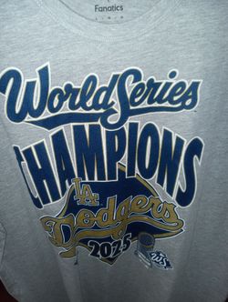 Brand New L.A. DODGERS WORLD SERIES T shirt