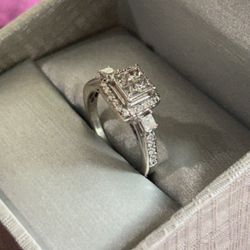 1 CT Quad Princess-Cut Diamond Ring