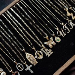 San Judas Necklace Gold Plated/ Oro Laminado 