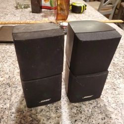 2 Bose Acoustimass  Lifestyle Cube Speakers 