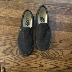Womans Black Vans