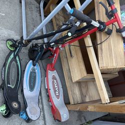 Razón Scooter 3 For 20 I Only Have One Charger And Not Sure If They Work So Sold For Parts 