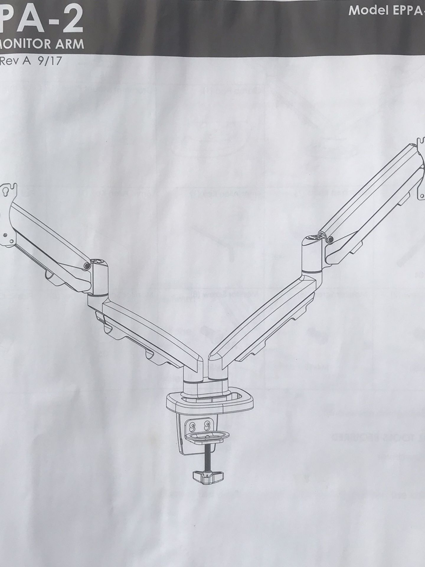 Monitor Arms Dual Interactive EPPA2-V2-SLV