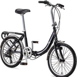 Schwinn Loop Adult Folding Bike, Men and Women, 20-inch Wheels