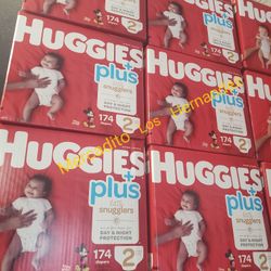 Huggies Little Snugglers Size 2 - 174 Diapers Pañales/ Firm price