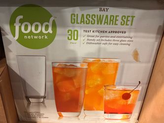 Food Network Bay 30-Piece Glassware Set