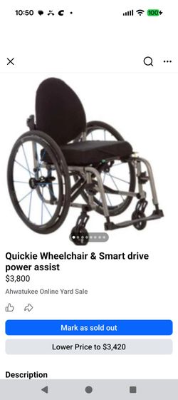 Quickie GP Ultra-Light Manual Chair
