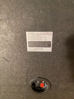 Sony Speakers