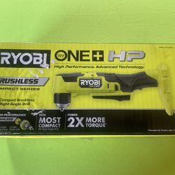 Ryobi 18v Compact Brushless 3/8” Right Angle Drill