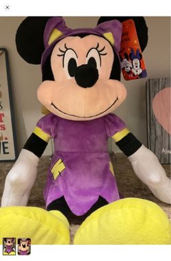Disney Minnie Mouse Halloween Plush, new with tags