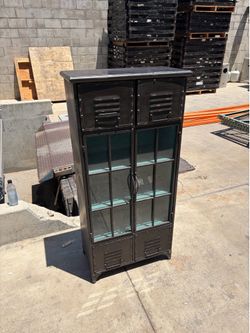 Industrial Metal Display Cabinet / Storage Cabinet