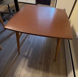 Mid-Century Modern Wood Dining Table