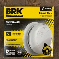 🚨 BRK SM100V-AC Smoke Alarm – Brand New! ✅