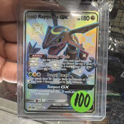 Shiny Rayquaza GX Celestial Storm