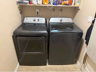 GE Diamond Grey Washer and Dryer set