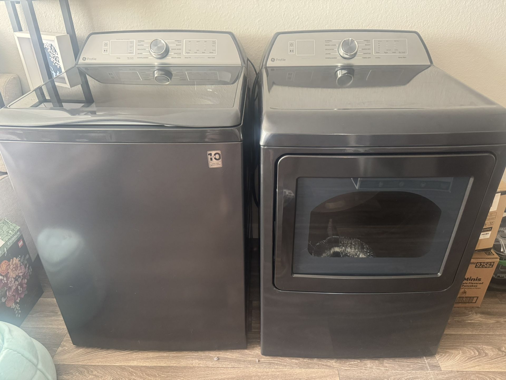 GE Profile Washer and Dryer Set -SmartHQ