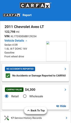 2011 Chevrolet Aveo