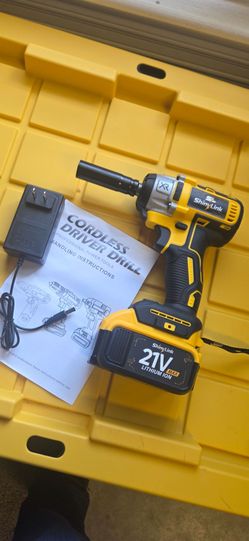 1/2 inch drive impact driver with battery and charger
