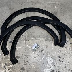 Fender Flares for 09-14 F-150 67" / 78.8" / 97.4" Styleside Beds, Matte Black 4pcs w/rivets bengala de guardabarros