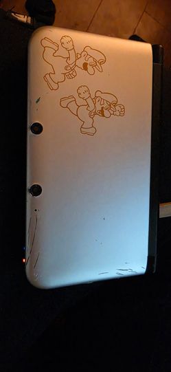Luigi 3ds XL Silver