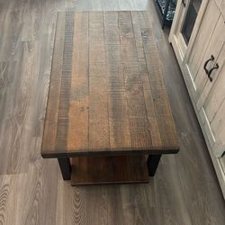 Rustic Wood Coffee Table 42x24 L : W