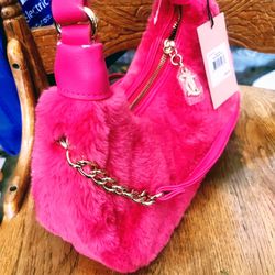 Fuzzy Hot Plink Purse