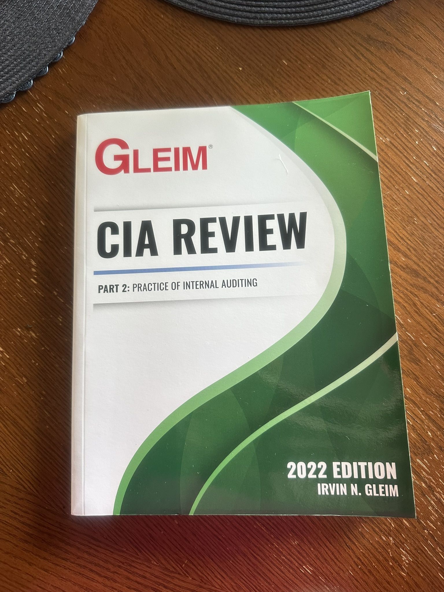Gleim CIA Review 2022 Part 2 by Gleim. Practice Of Internal Auditing PB, VG
