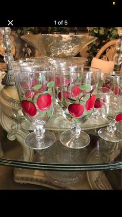 Large lot vintage Libby glasses
