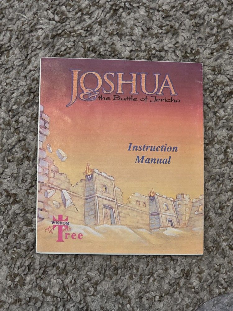 Joshua The Battle of Jericho NES game manual