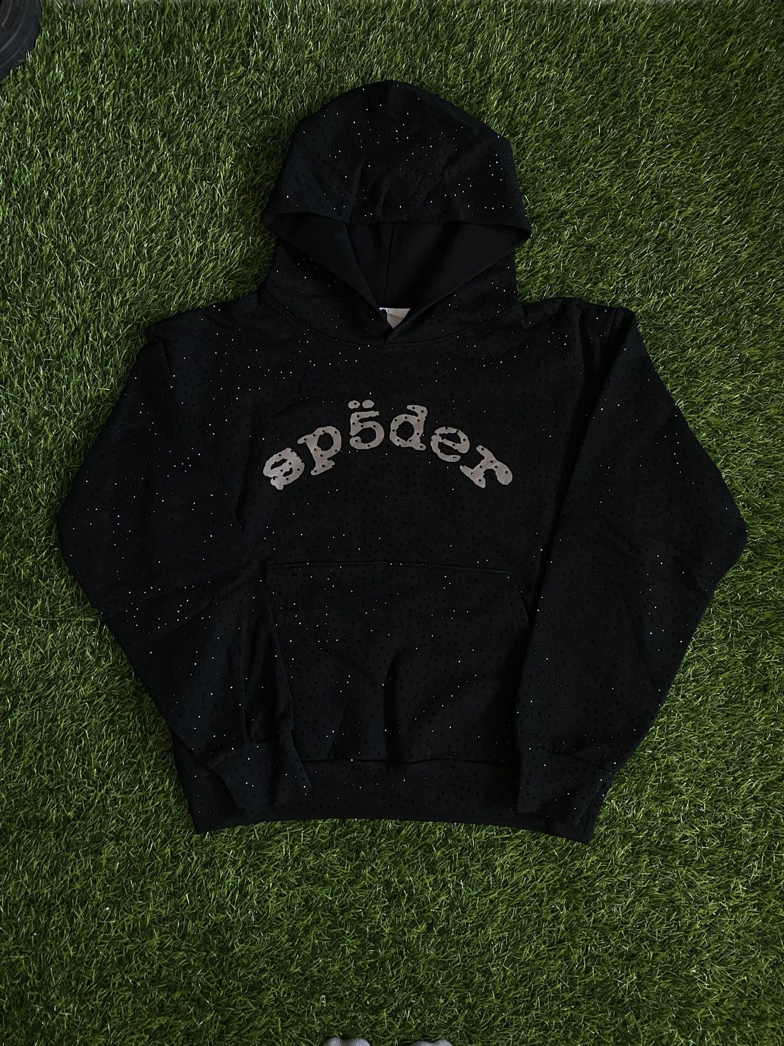 Black vvs Sp5der hoodie