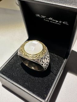 Konstantino .925 Silver Ring with 18k Yellow Gold