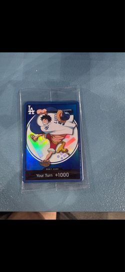 2026 MLB LA Dodgers One Piece promo card + hat