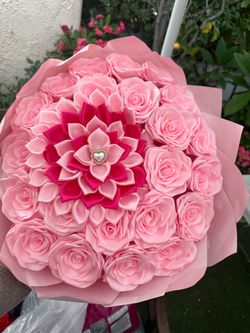 Pink Artificial flower bouquet