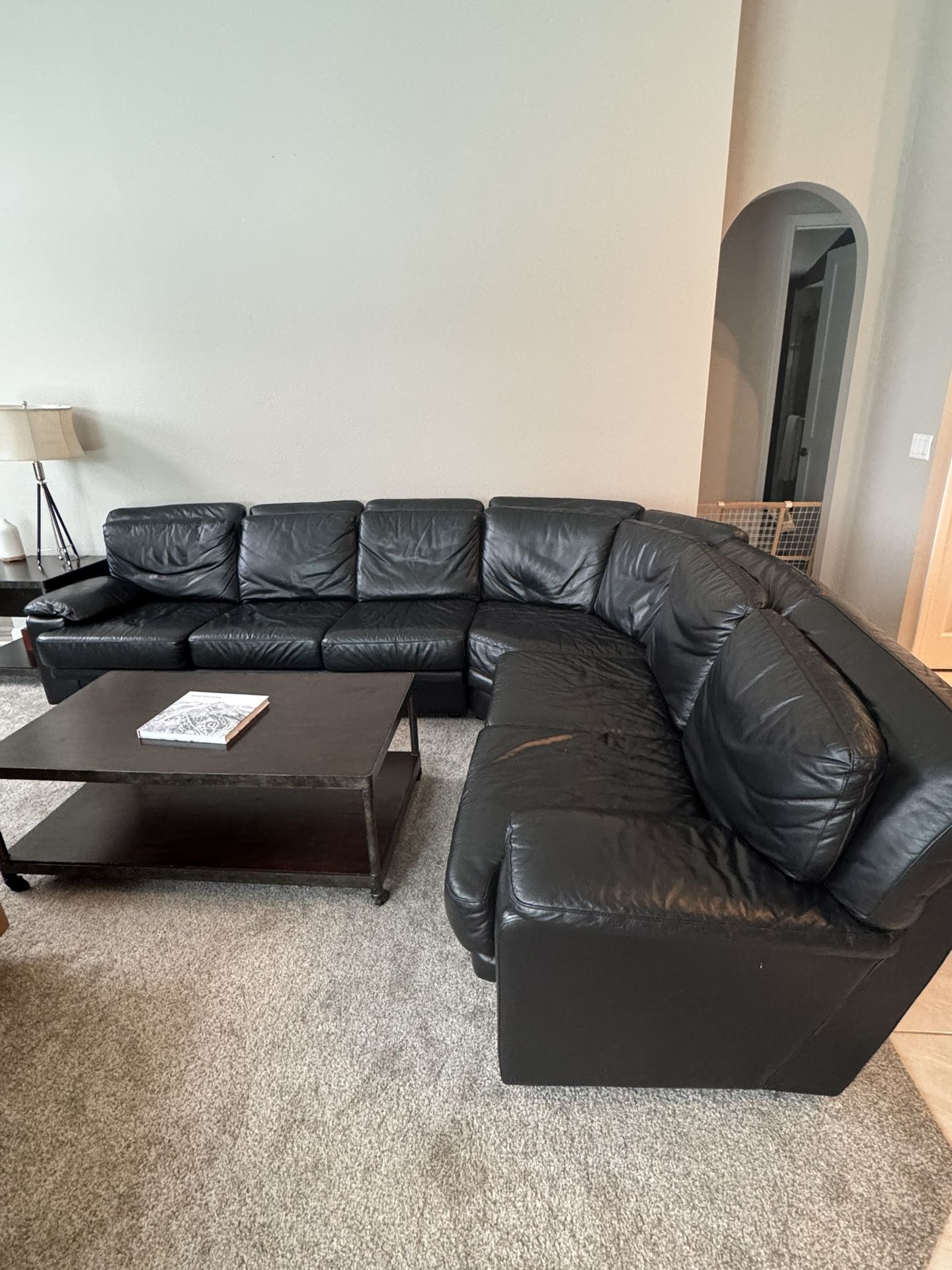 Custom Leather Couch