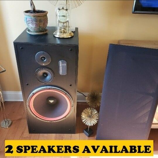 Cerwin-Vega LS-15 Home Entertainment Theater Floor Base Professional MC DJ Audio System 2 Speakers