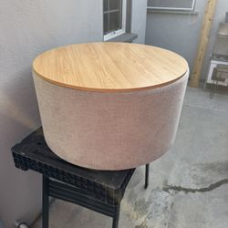 Round Coffee Table With Storage