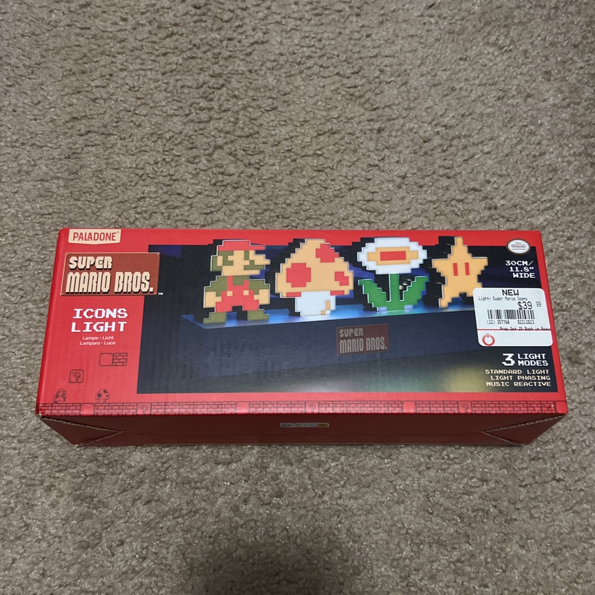 Super Mario Bros Icons Light