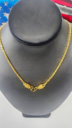 24k 20inch 2.5mm 36.5 grams  (CASH ONLY, PRICE ISN'T NEGOTIABLE)