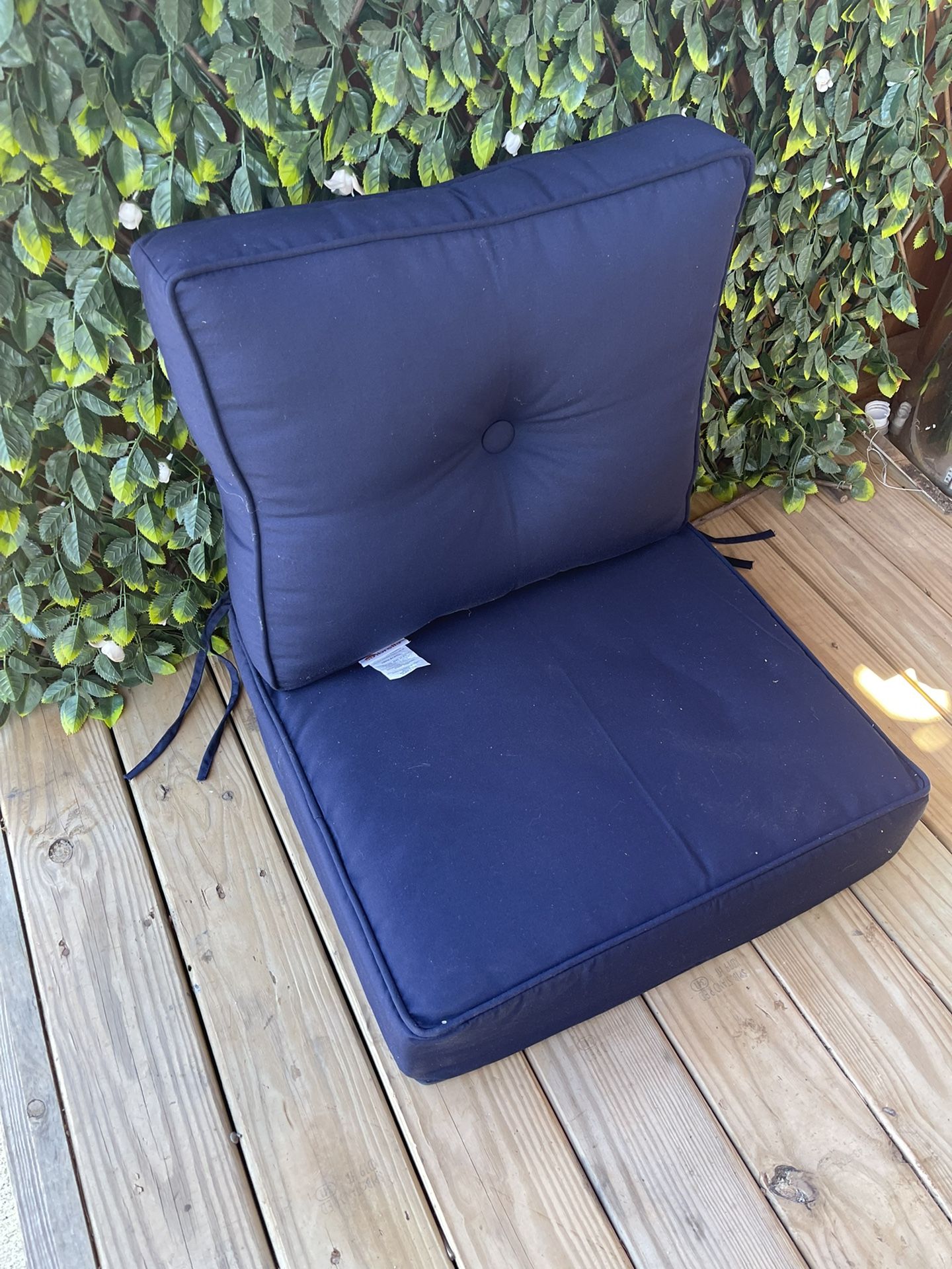 Outdoor Chair Cushion 2-Piece Set New