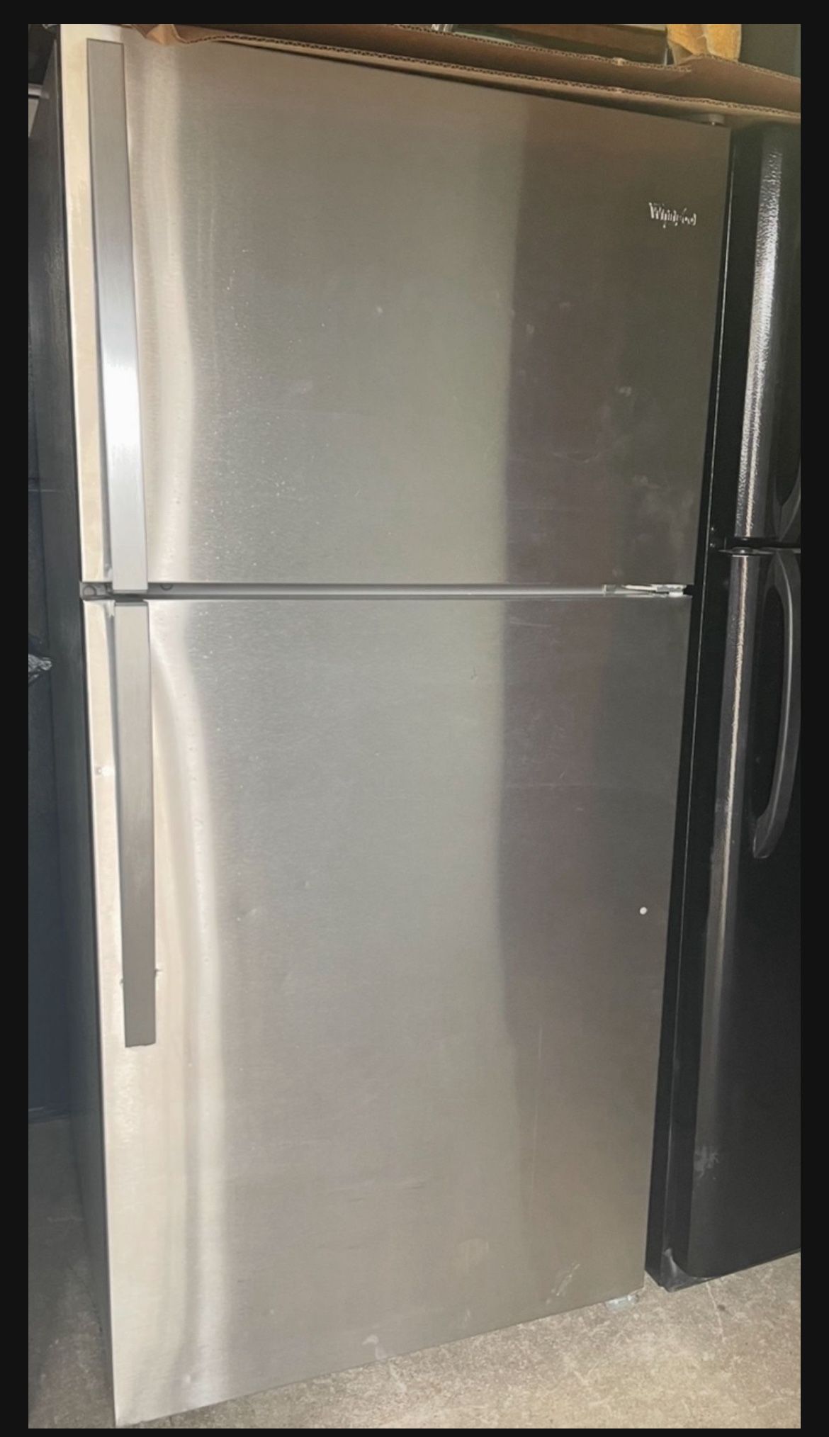 Used Stainless Steel Refrigerator Whirlpool