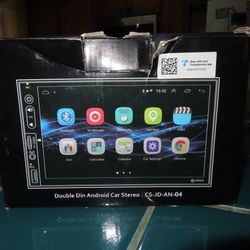 Corehan Double Din Android Car Stereo - 7" Touchscreen, Apple CarPlay, Android Auto, Bluetooth - CSUD-AN-04
